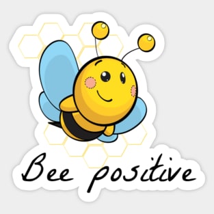 Bee positive Sticker